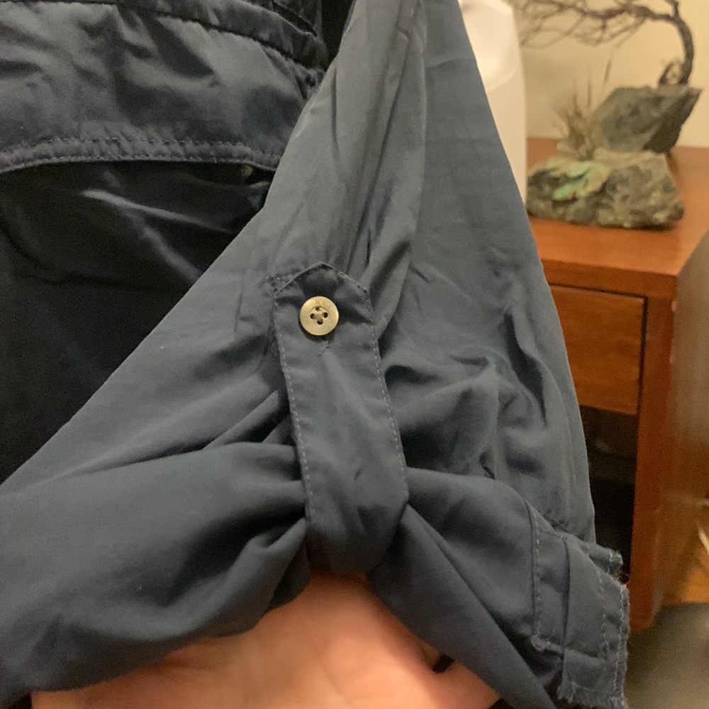 REI UPF 50 SUNBLOCK BLUE OUTDOOR CAMPING HIKING OUTDOOR RUGGED SHIRT - Picture 8 of 16